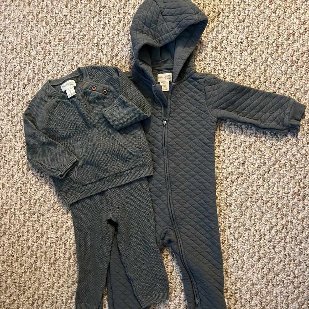 Set of Organic Cotton Baby Outfits - 18mo